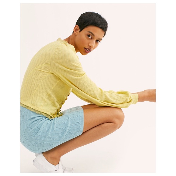 Free People Dresses & Skirts - NWT | Free People Link Up Cable Mini Skirt